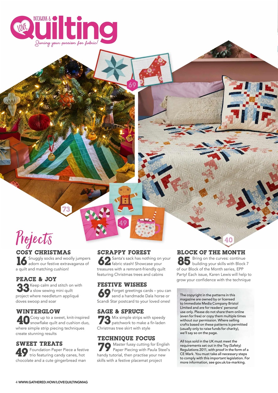 Love Patchwork & Quilting Preview Pages