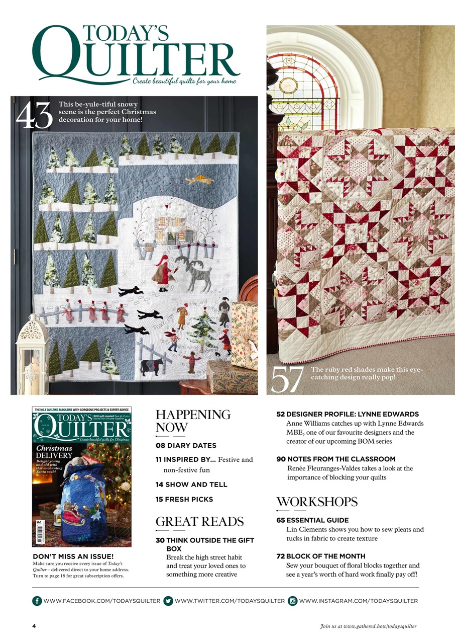 Today’s Quilter Preview Pages