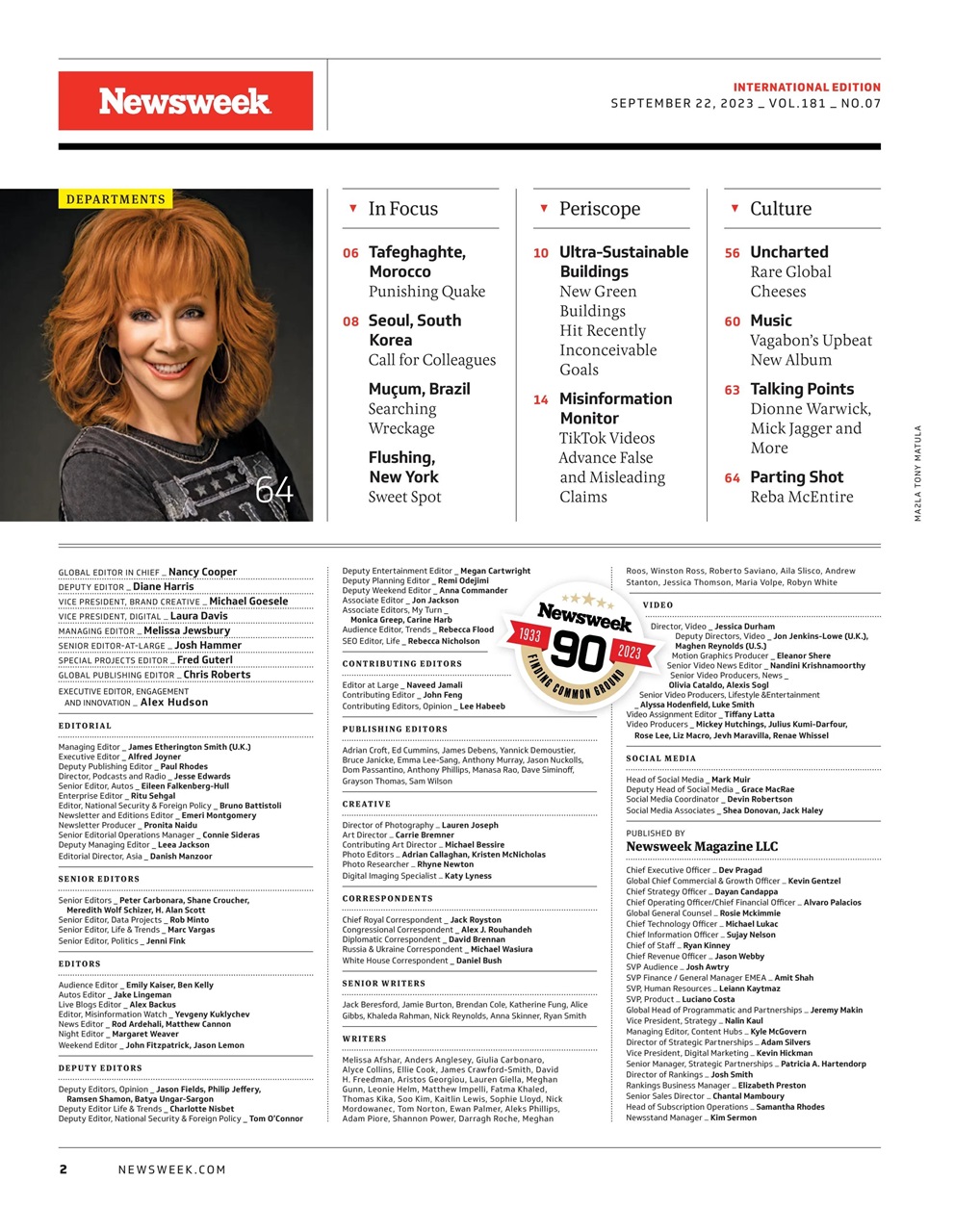 Newsweek International Preview Pages