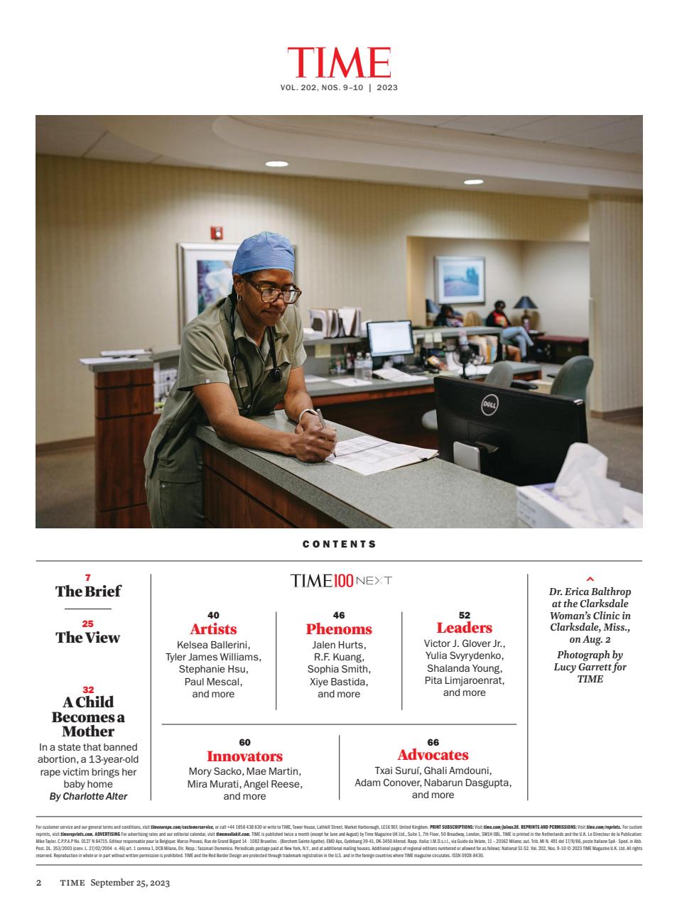 TIME Magazine Europe Preview Pages