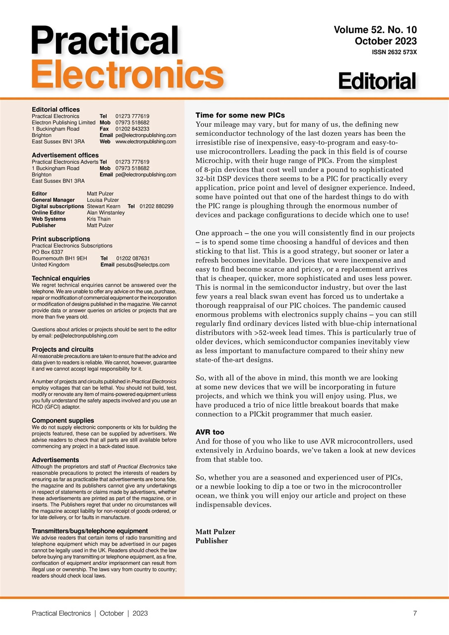Practical Electronics Preview Pages