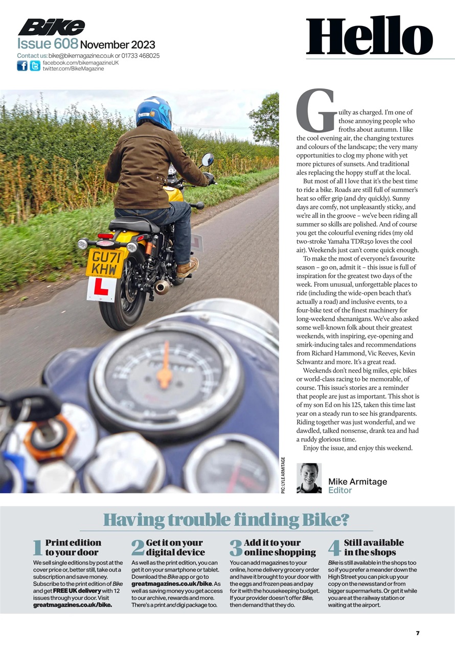 Bike Preview Pages