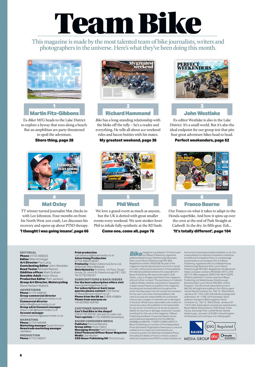 Bike Preview Pages