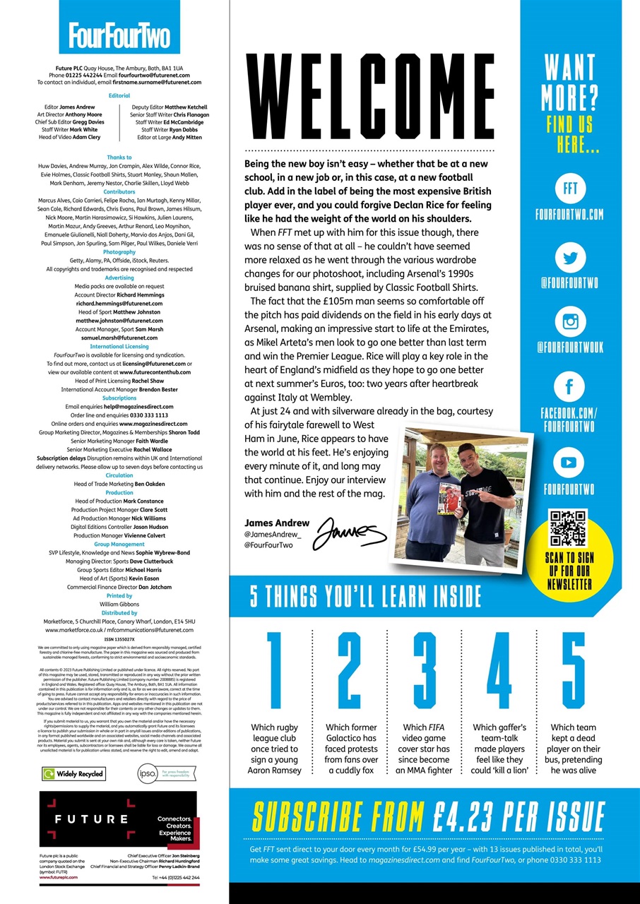 FourFourTwo Preview Pages