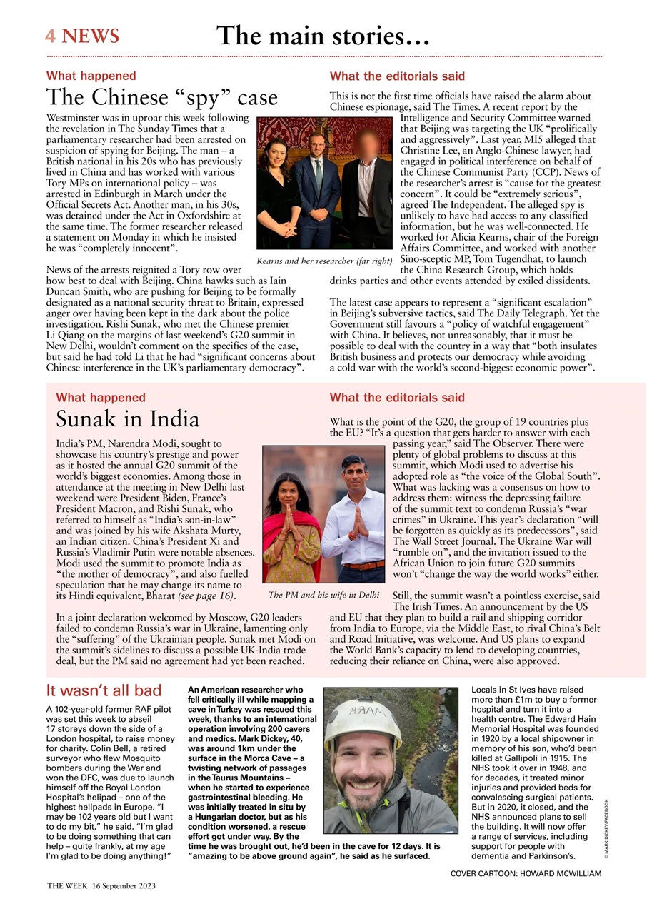 The Week Preview Pages