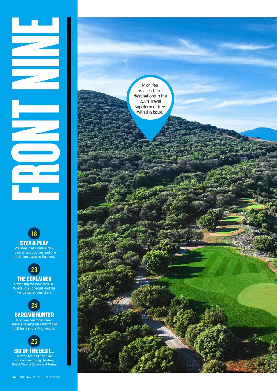 Today's Golfer Preview Pages