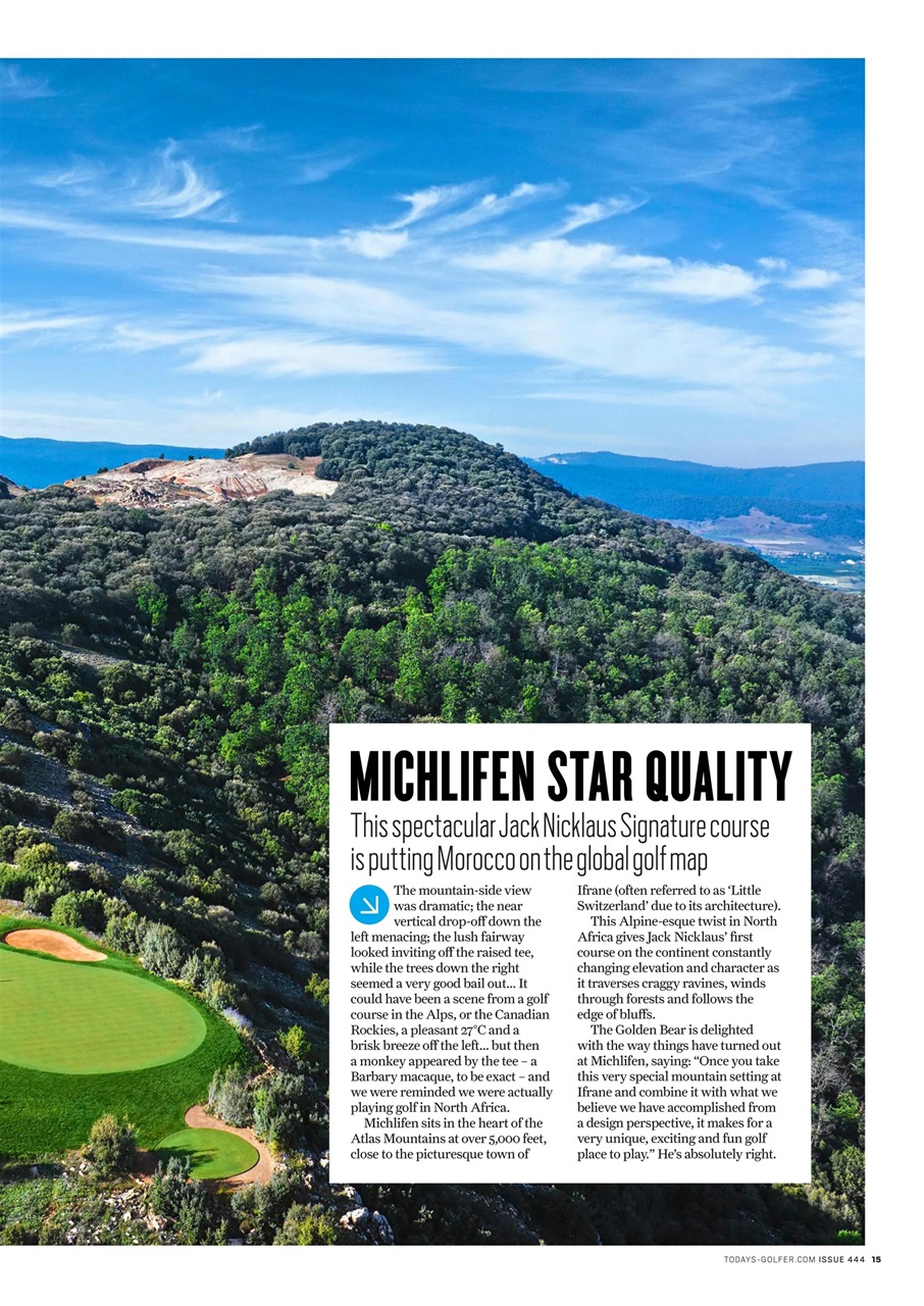Today's Golfer Preview Pages