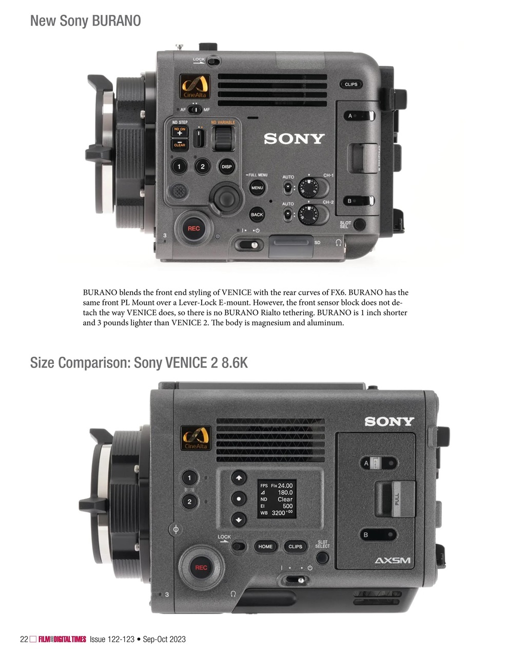 Film and Digital Times Preview Pages
