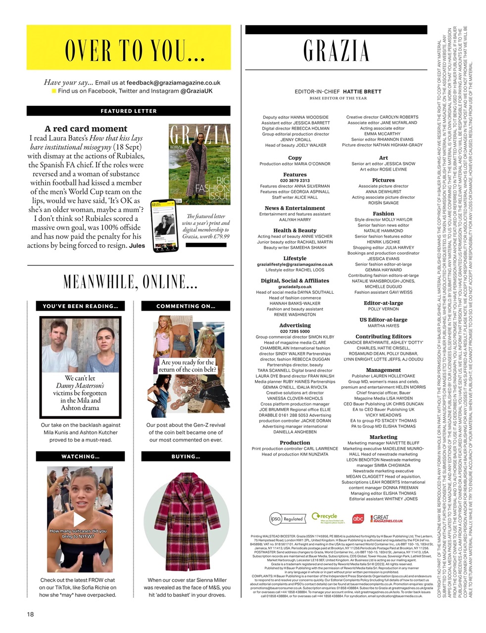 Grazia Preview Pages