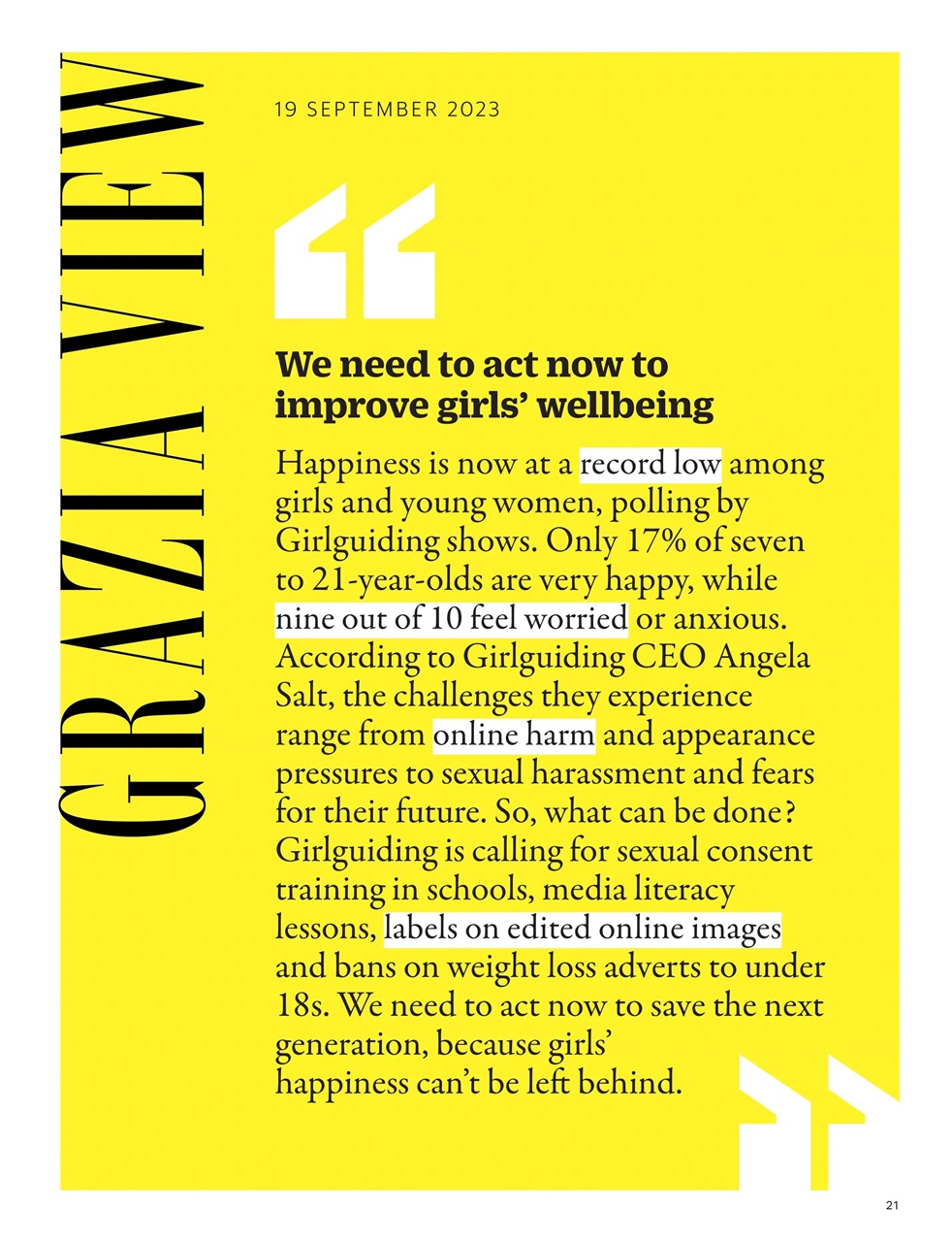 Grazia Preview Pages