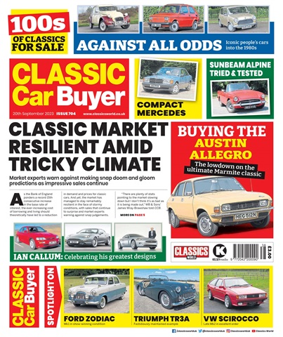 Classic Car Buyer issue 20 Sep 2023