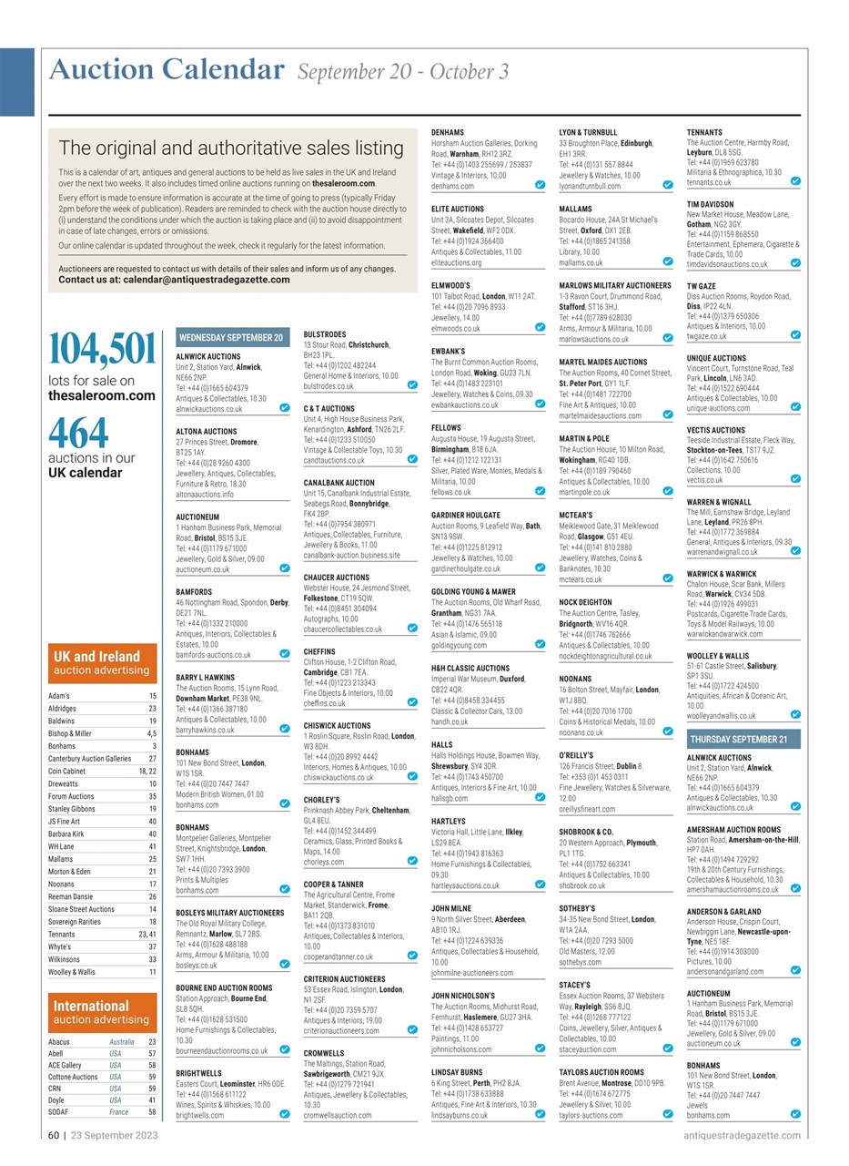 Antiques Trade Gazette Preview Pages