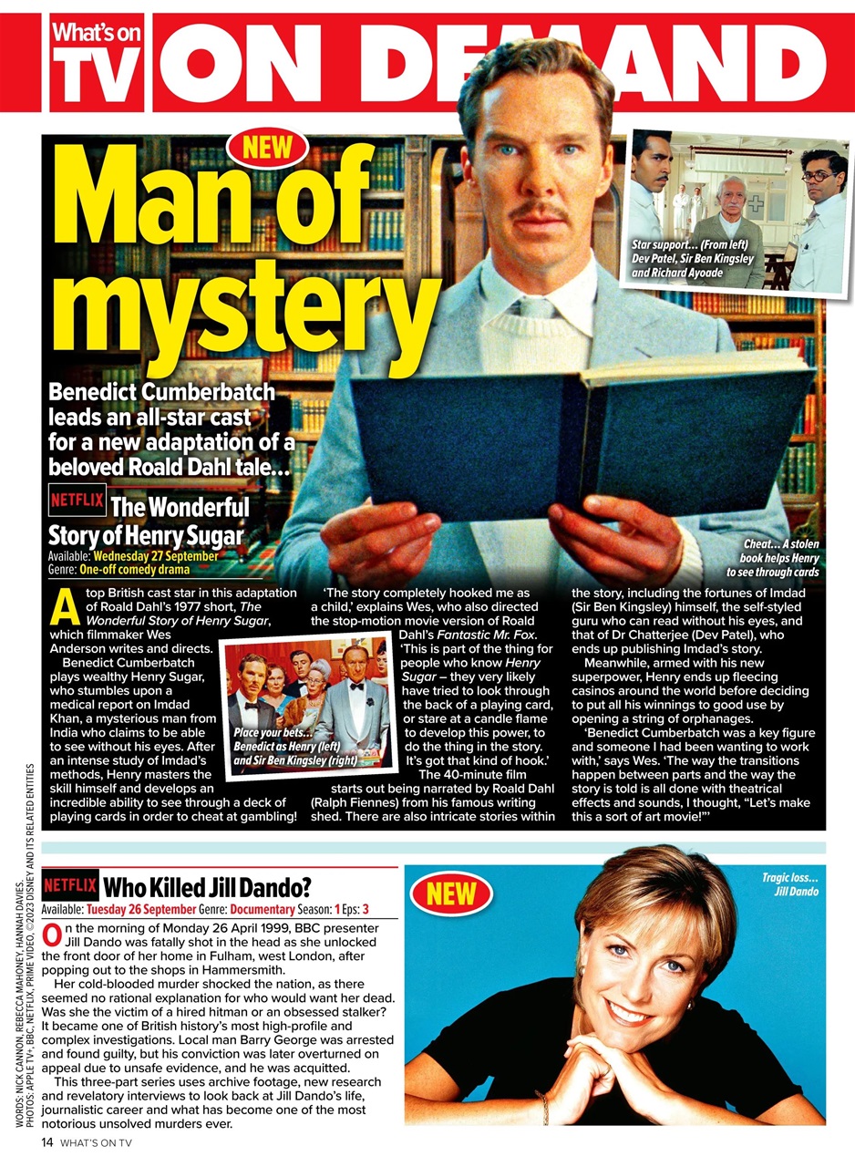 What's on TV Preview Pages