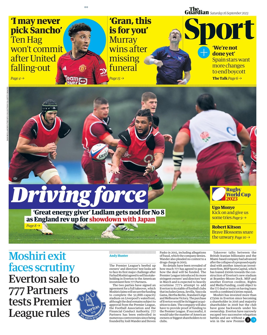 The Guardian Newspaper Preview Pages