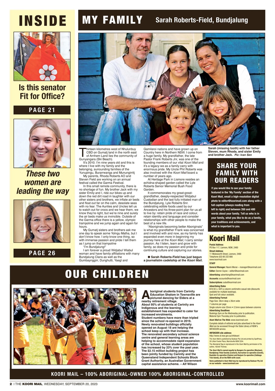 Koori Mail Preview Pages