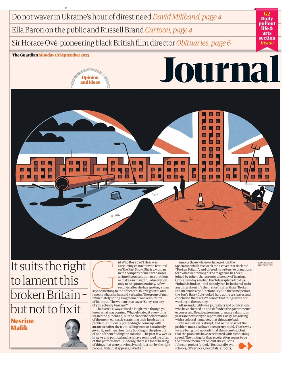 The Guardian Newspaper Preview Pages