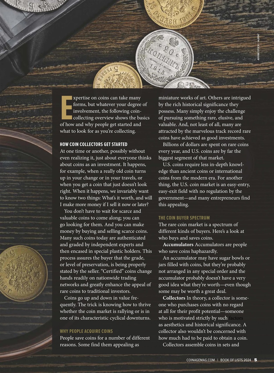 COINage Magazine Preview Pages