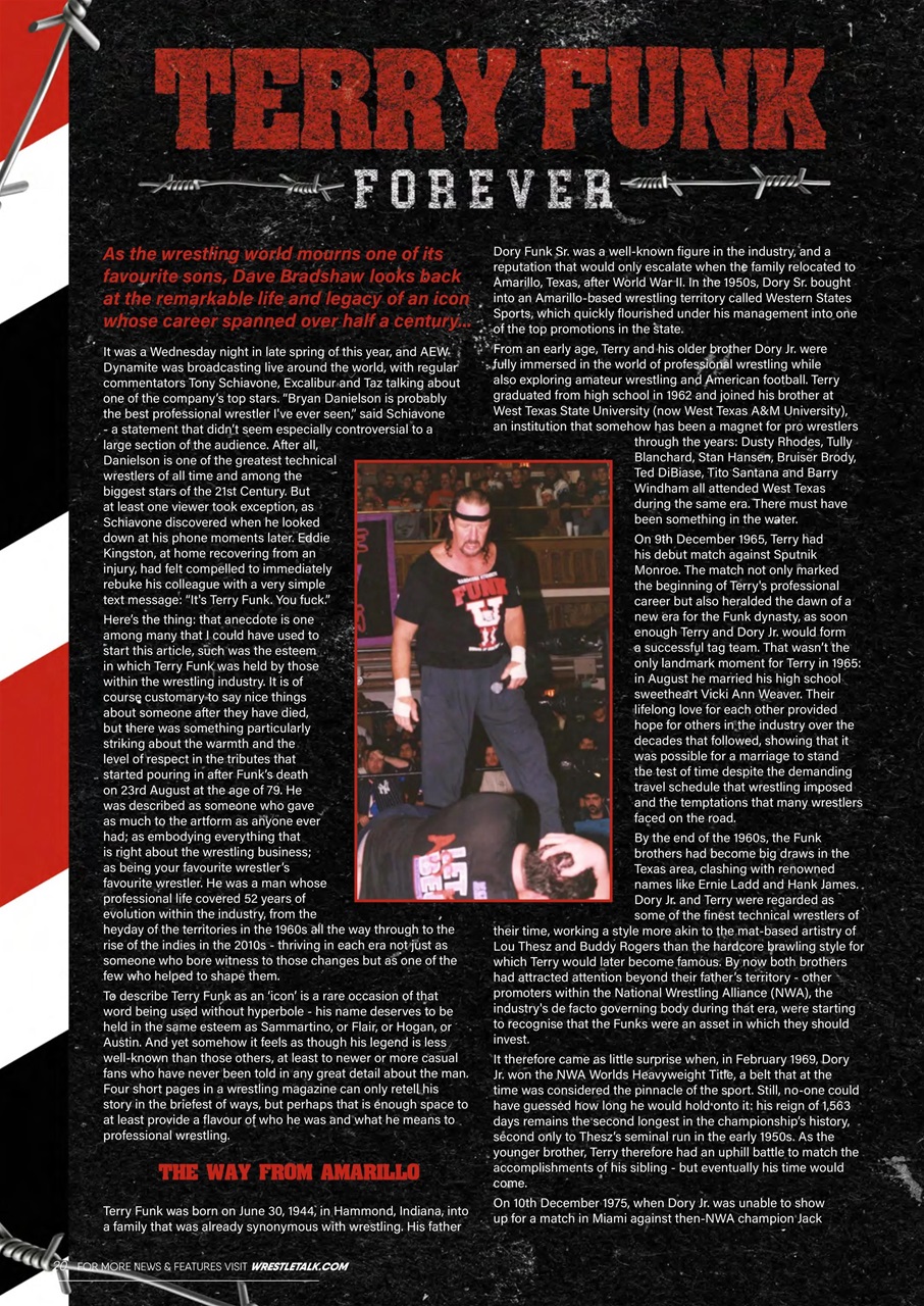 Wrestletalk Magazine Preview Pages