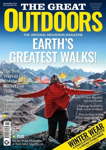 TGO - The Great Outdoors Magazine issue Nov-23