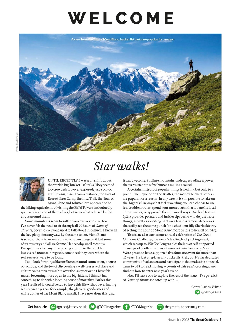 TGO - The Great Outdoors Magazine Preview Pages