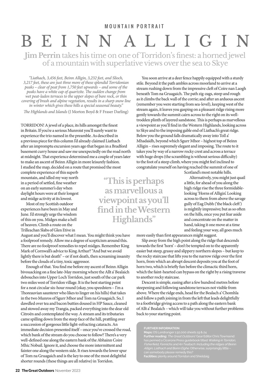 TGO - The Great Outdoors Magazine Preview Pages