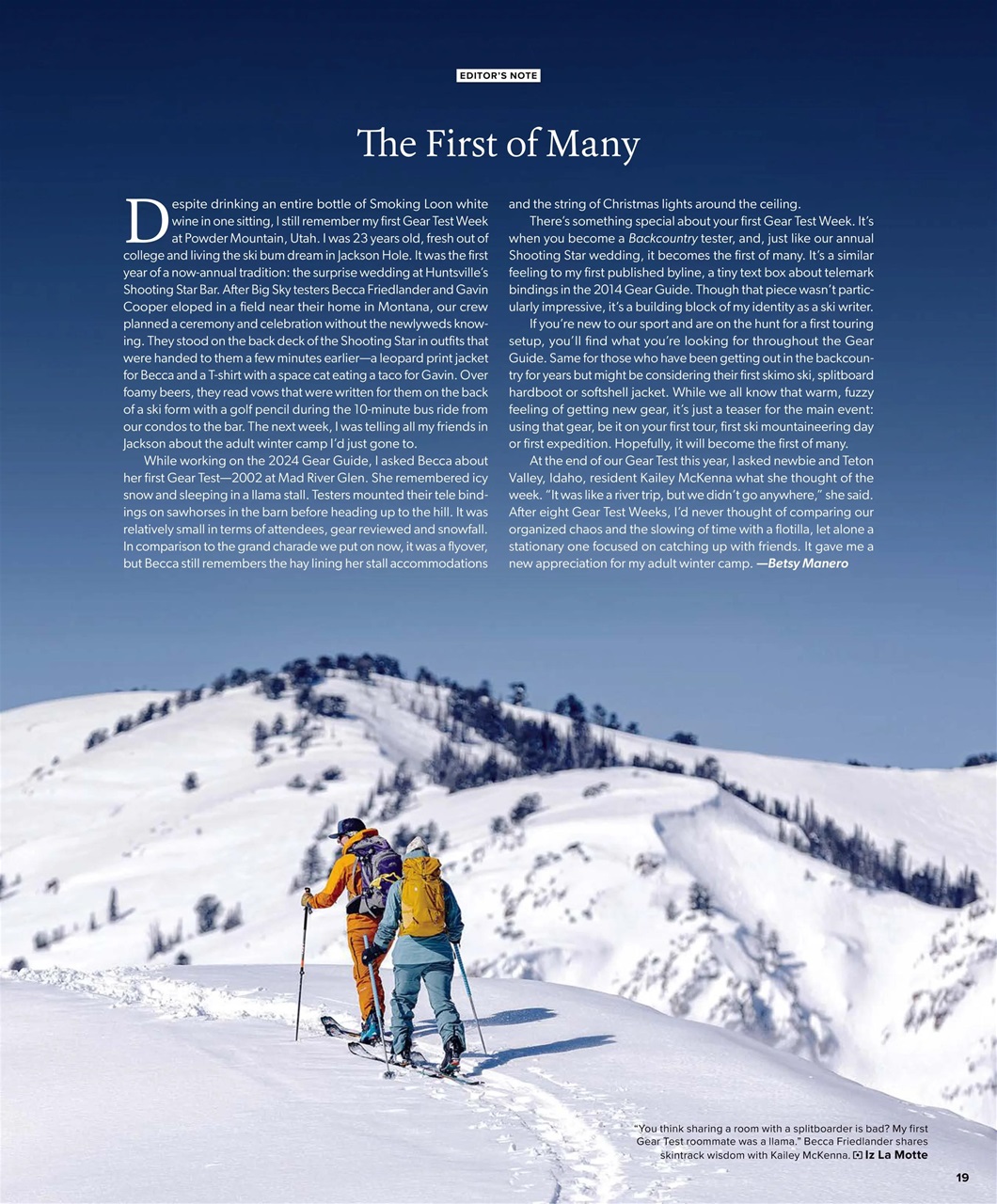 Backcountry Preview Pages