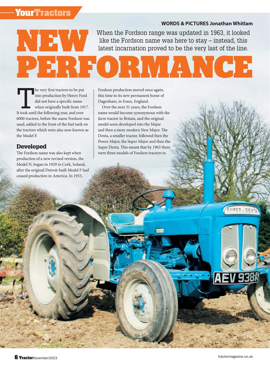 Tractor & Farming Heritage Magazine Preview Pages