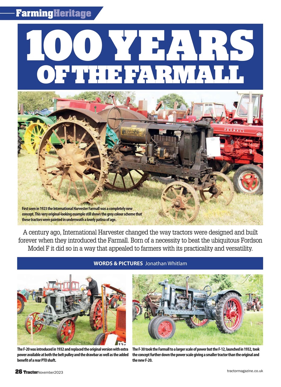 Tractor & Farming Heritage Magazine Preview Pages