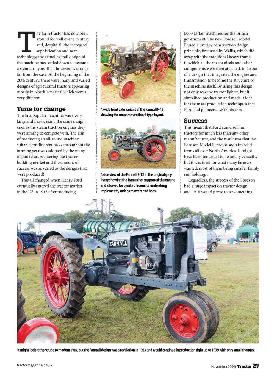 Tractor & Farming Heritage Magazine Preview Pages
