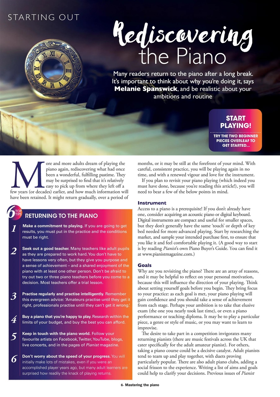 Pianist Preview Pages