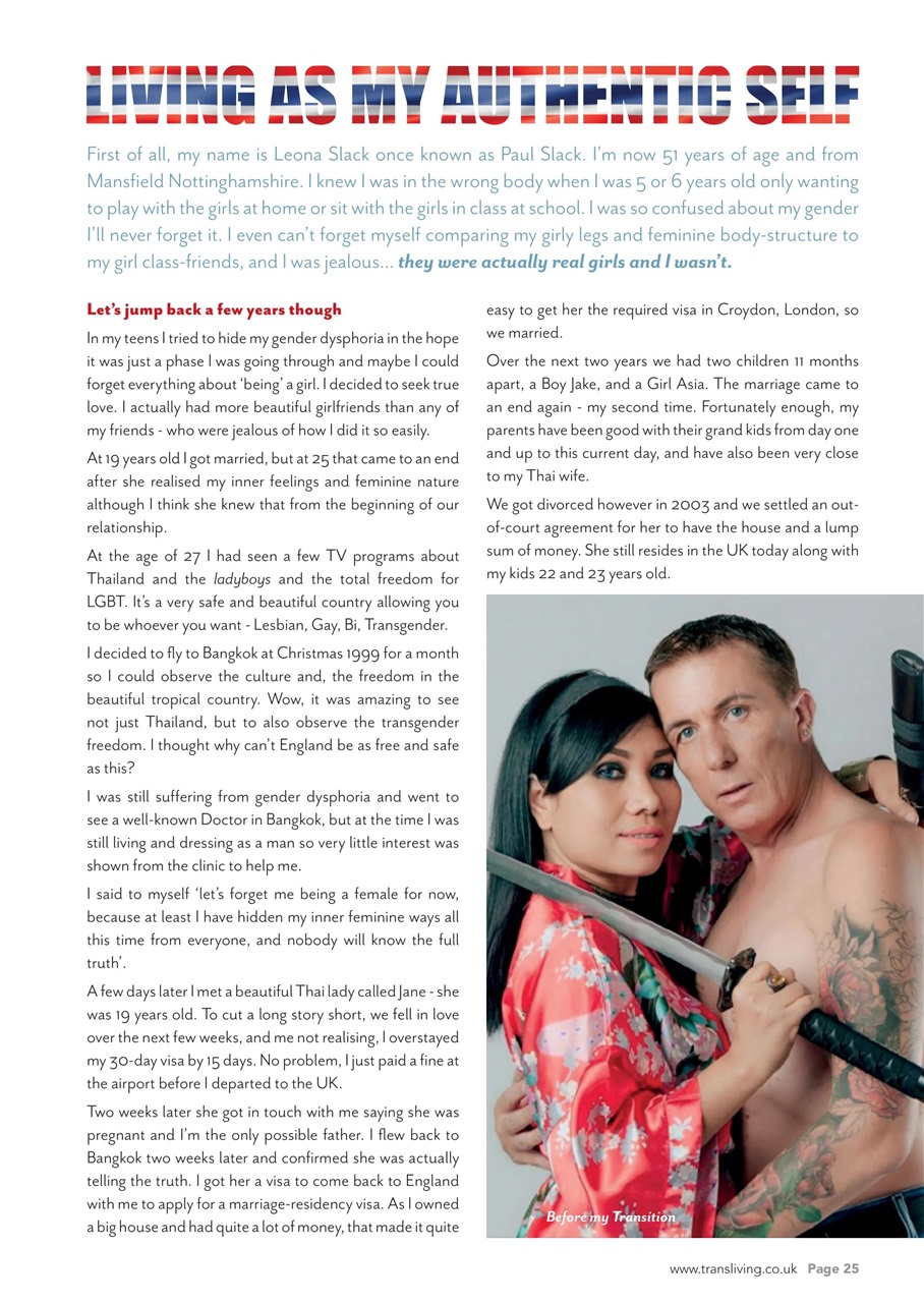 Transliving Magazine Preview Pages