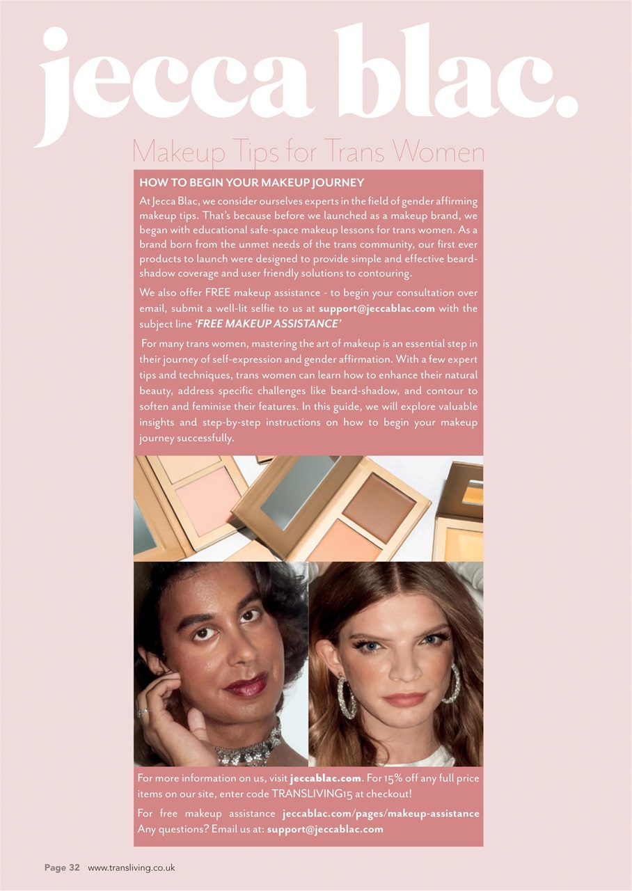 Transliving Magazine Preview Pages