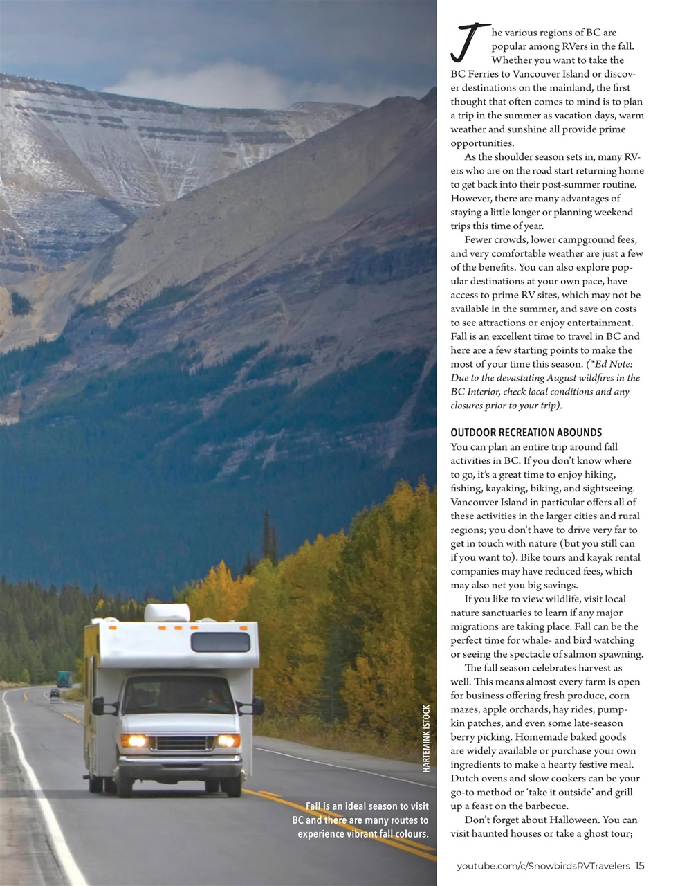 Snowbirds & RV Travelers Preview Pages
