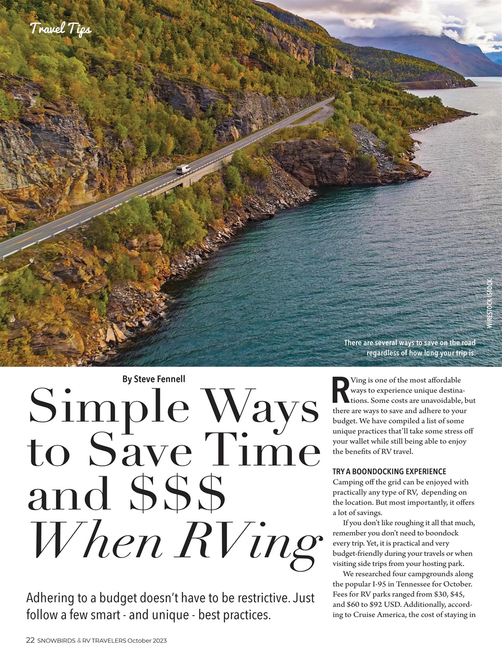 Snowbirds & RV Travelers Preview Pages