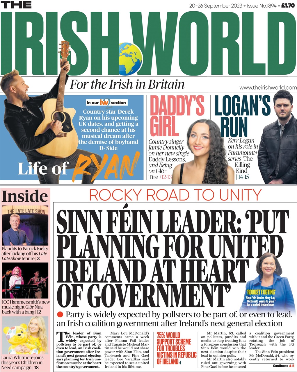 Irish World Preview Pages