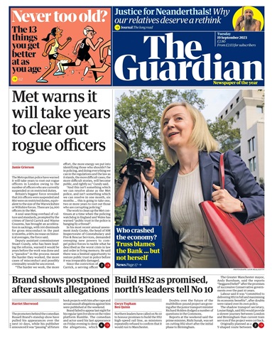 The Guardian Newspaper issue Tuesday, September 19, 2023