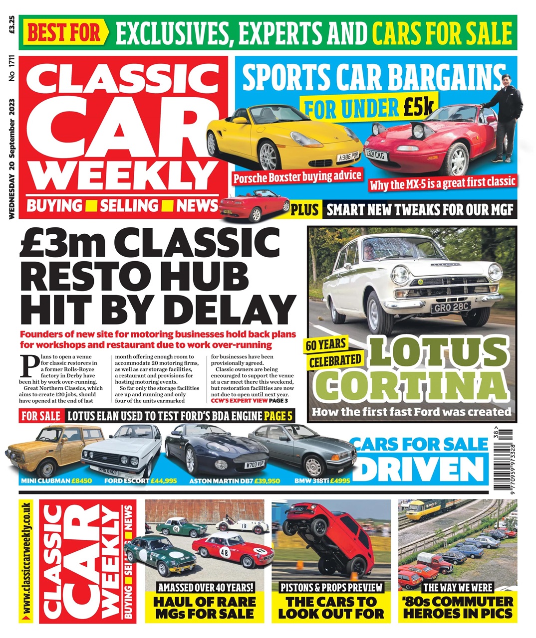 Classic Car Weekly Magazine 20Sep2023 Back Issue