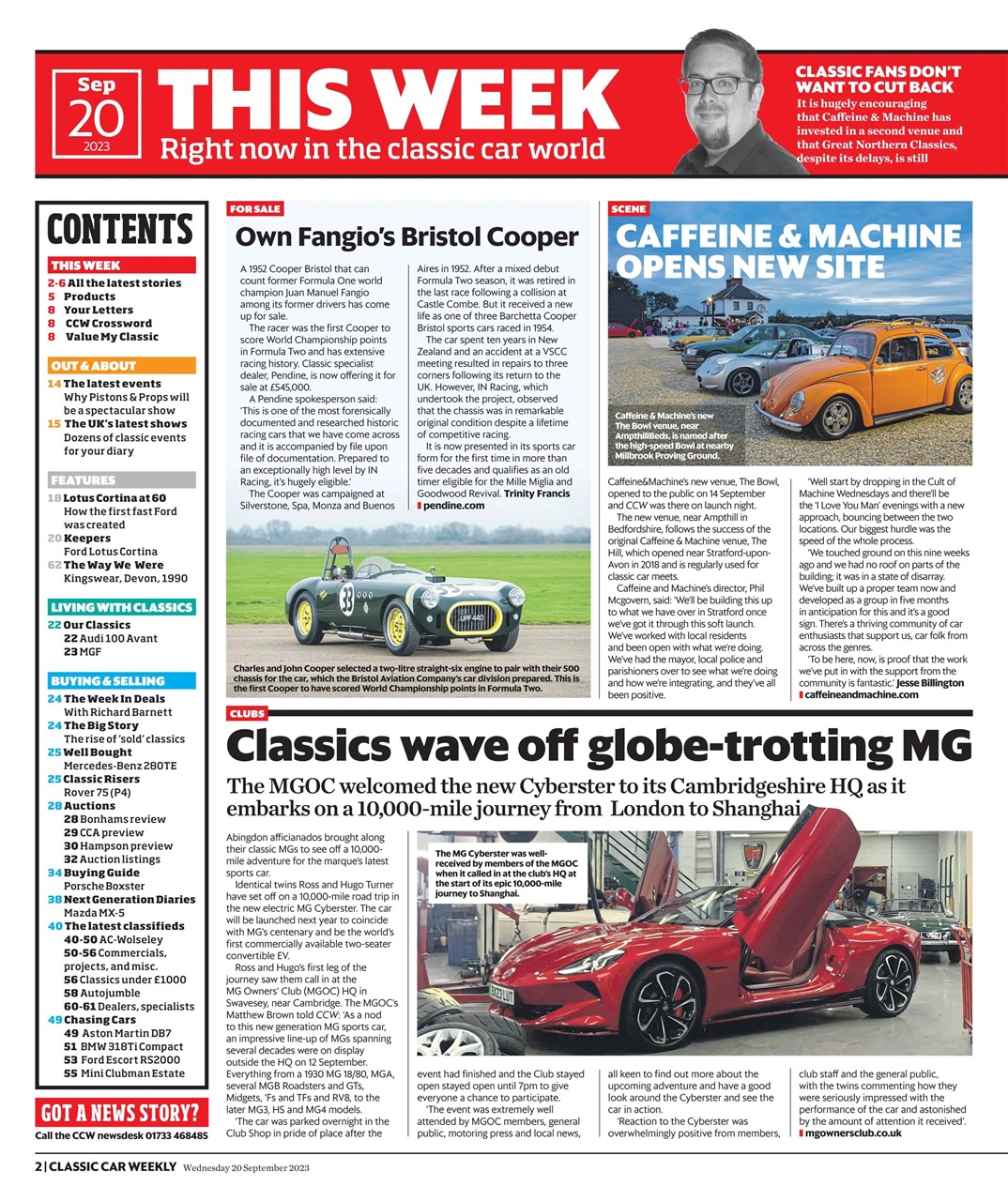 Classic Car Weekly Preview Pages