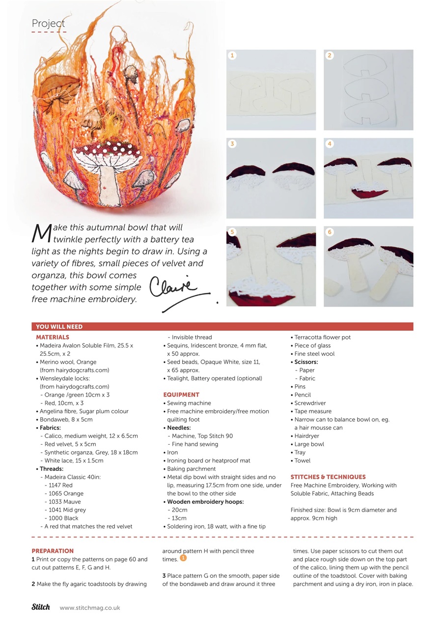 Stitch magazine Preview Pages