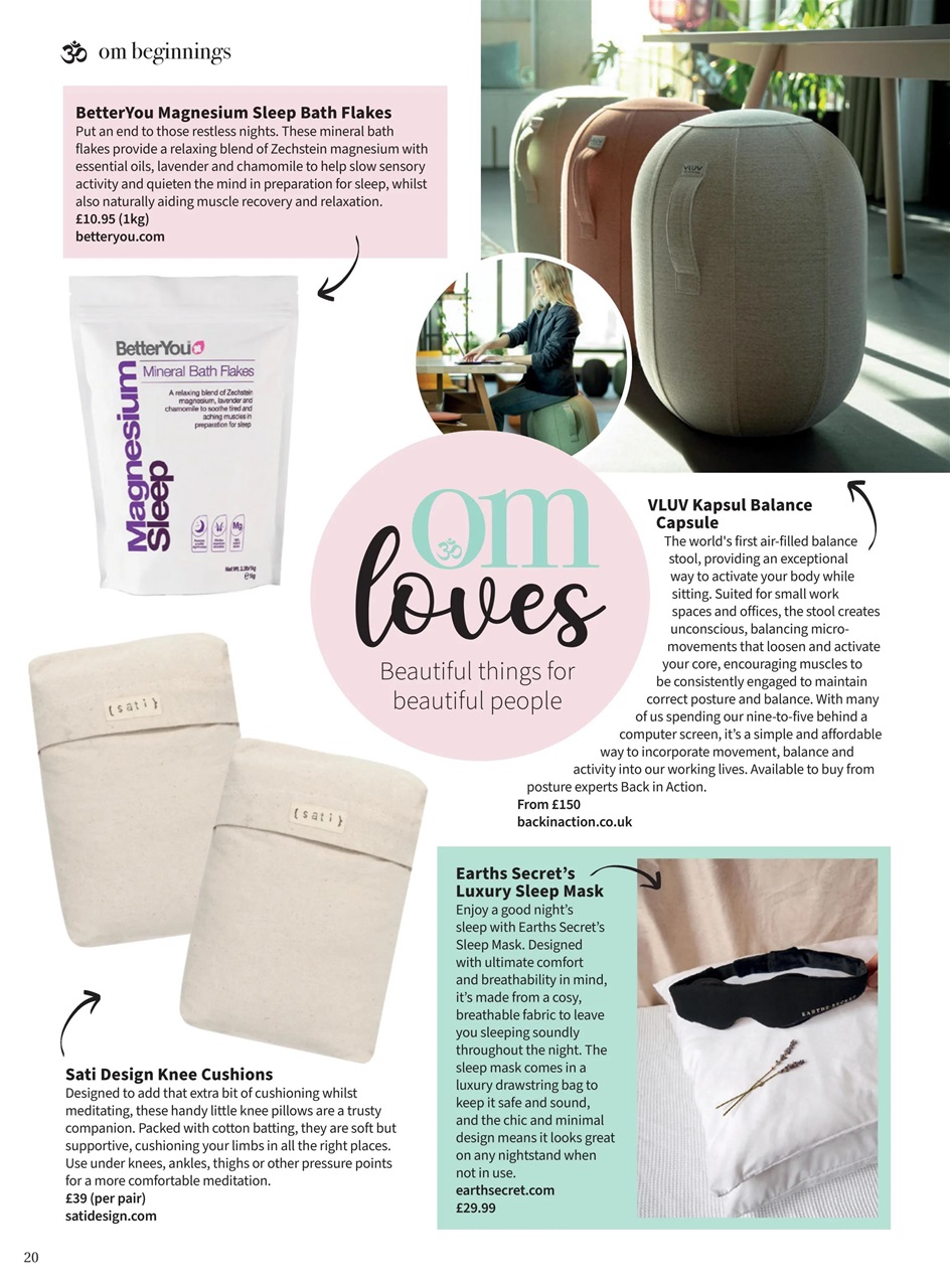 OM Yoga Magazine Preview Pages