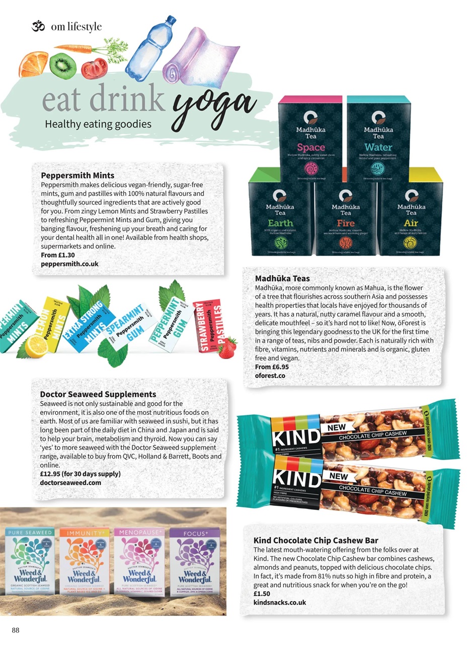 OM Yoga Magazine Preview Pages