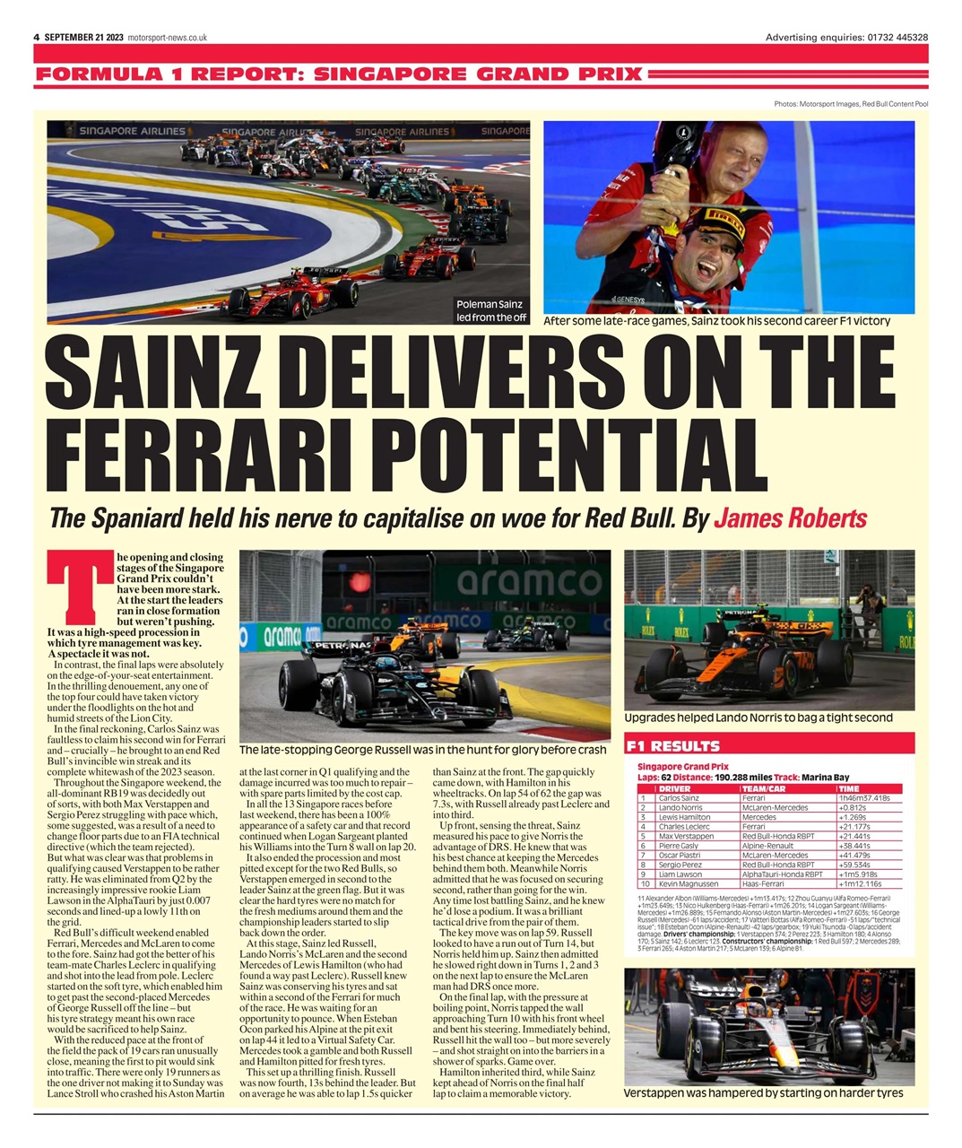 Motorsport News Preview Pages