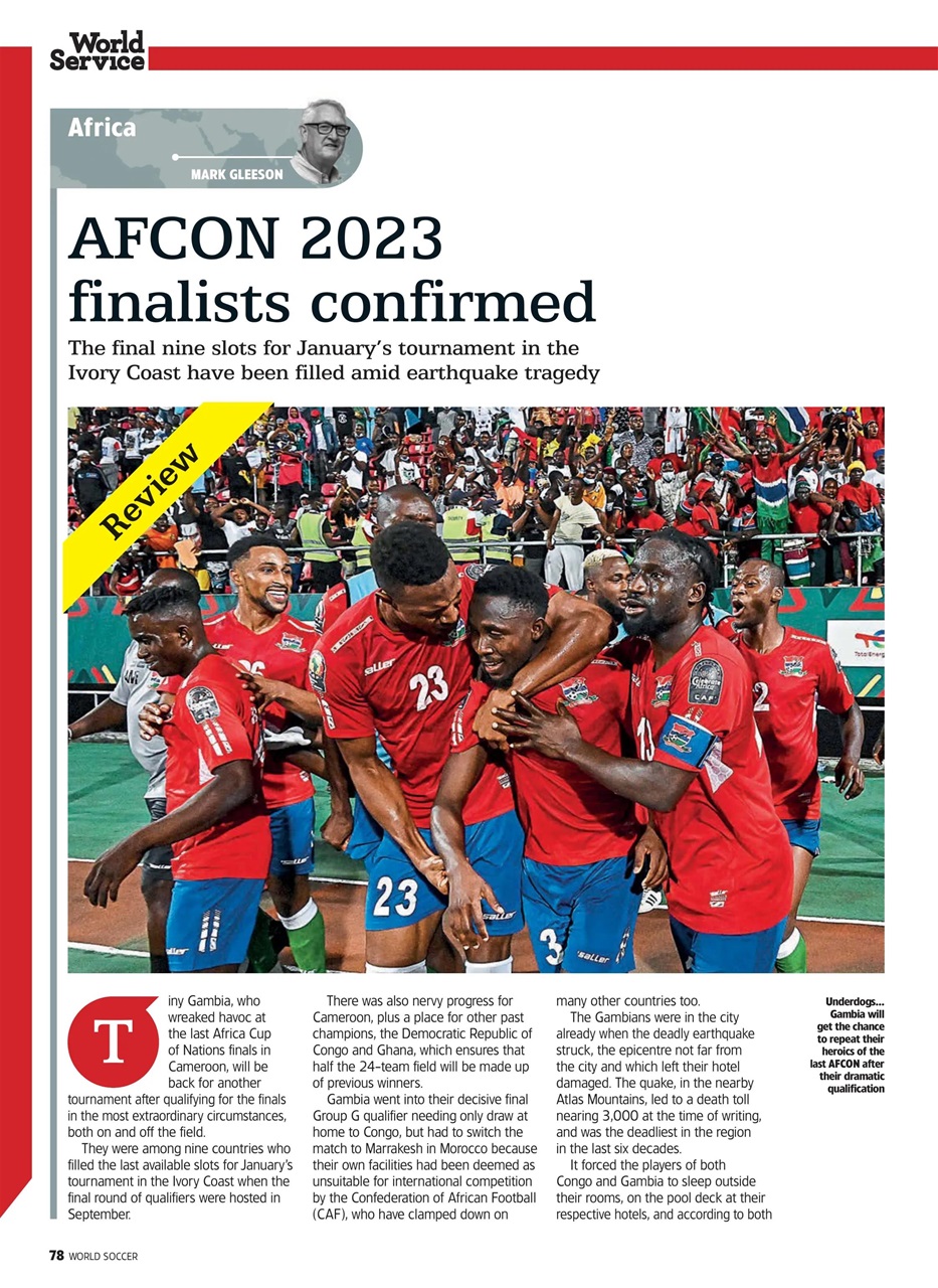 World Soccer Preview Pages