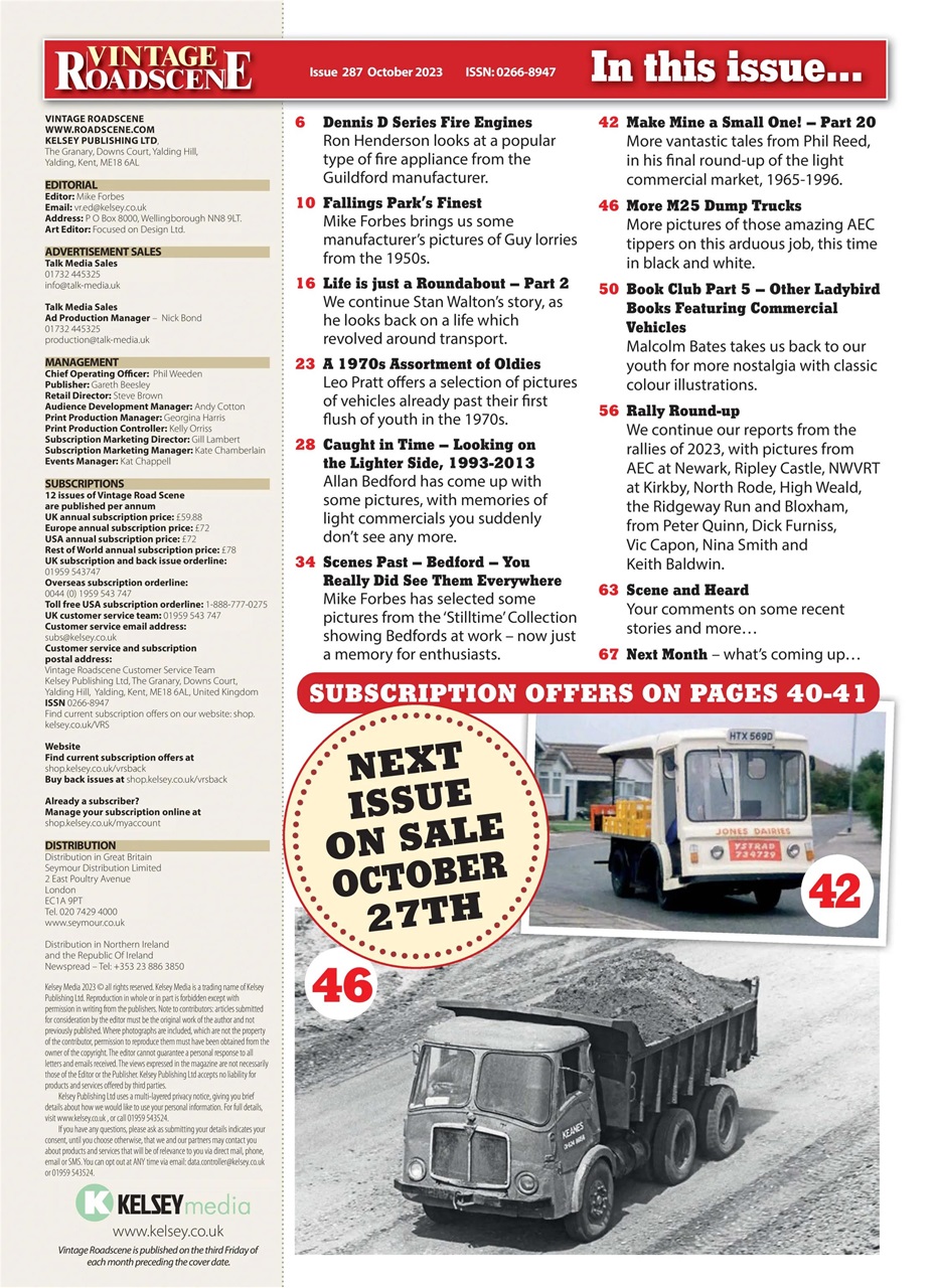 Vintage Roadscene Preview Pages