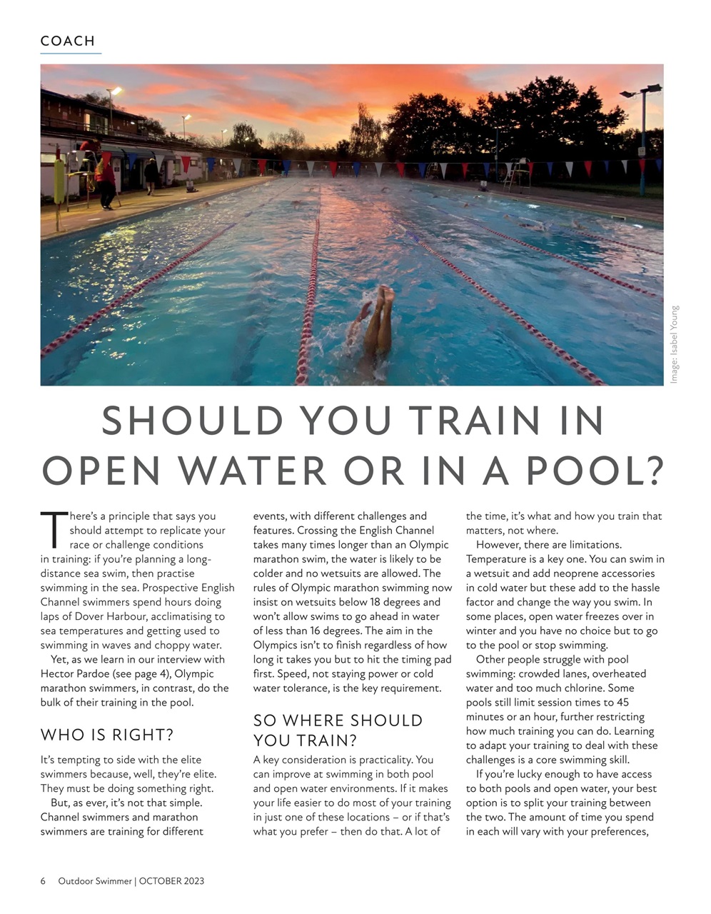 Outdoor Swimmer Preview Pages