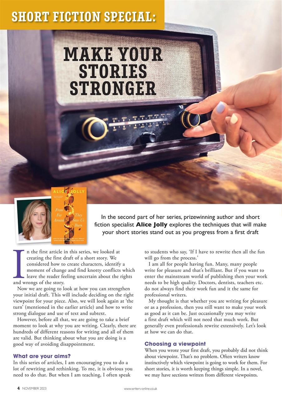 Writing Magazine Preview Pages