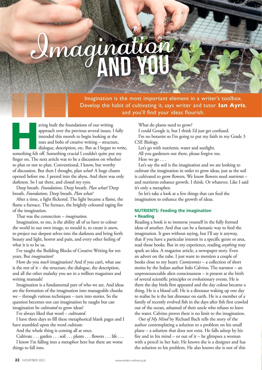 Writing Magazine Preview Pages