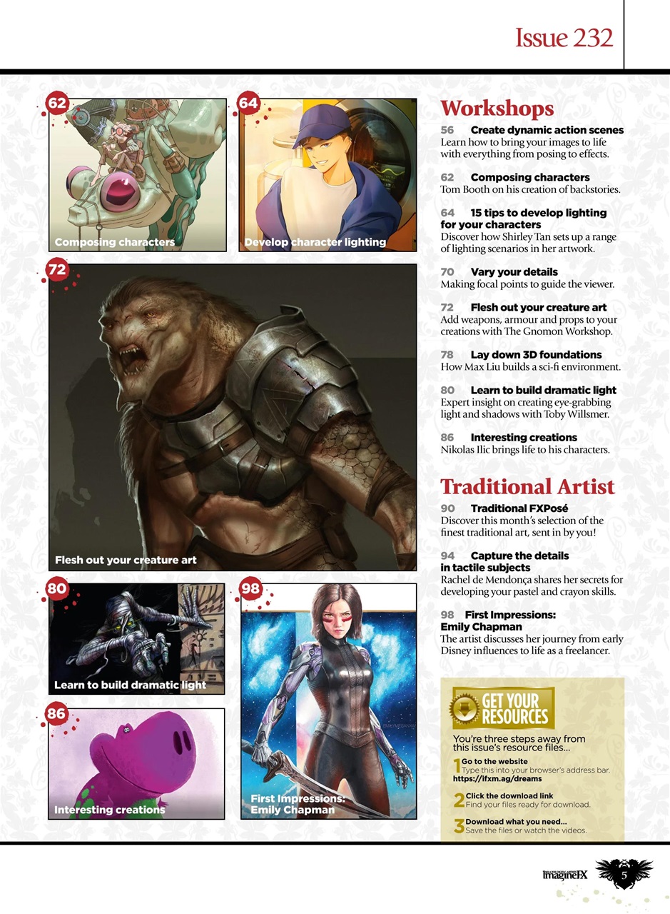 ImagineFX Preview Pages
