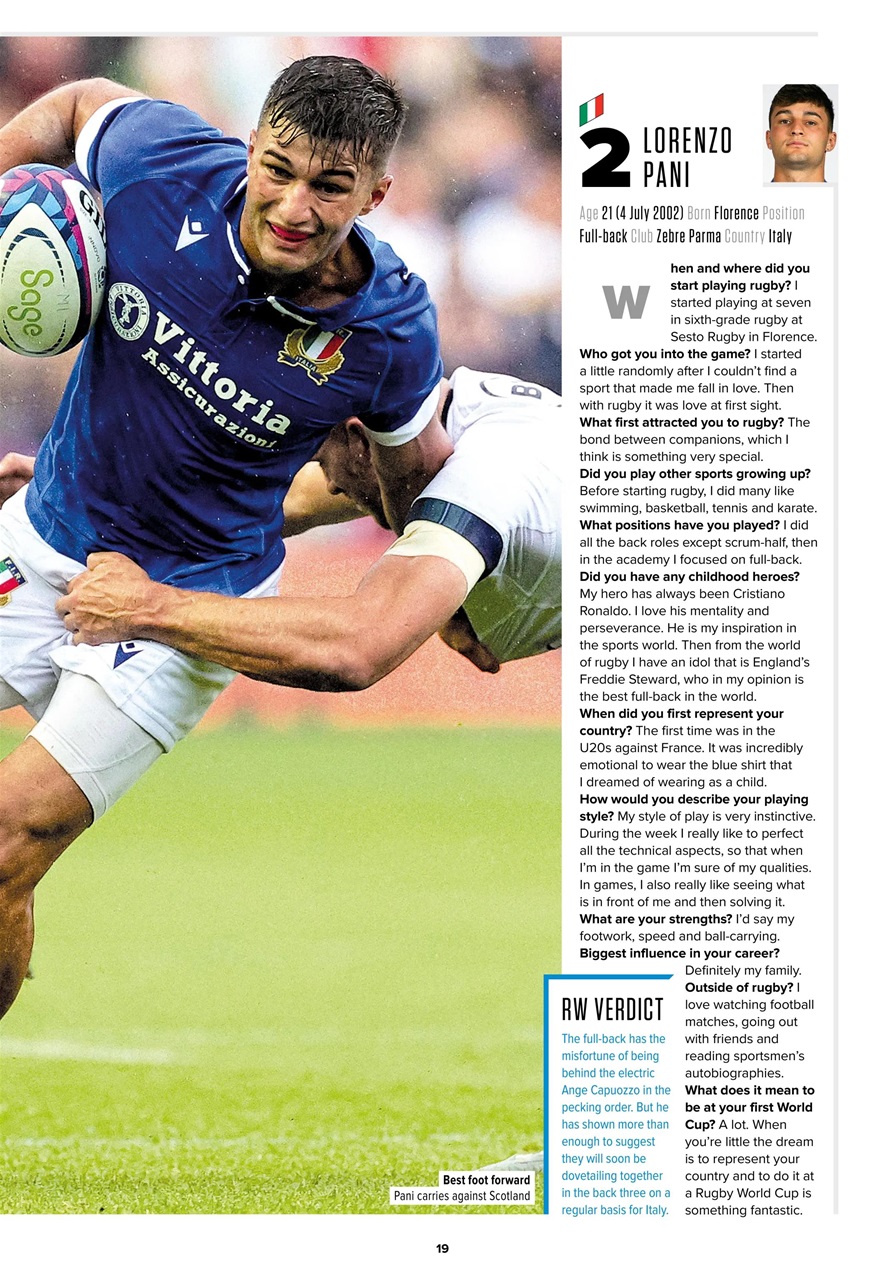 Rugby World Preview Pages