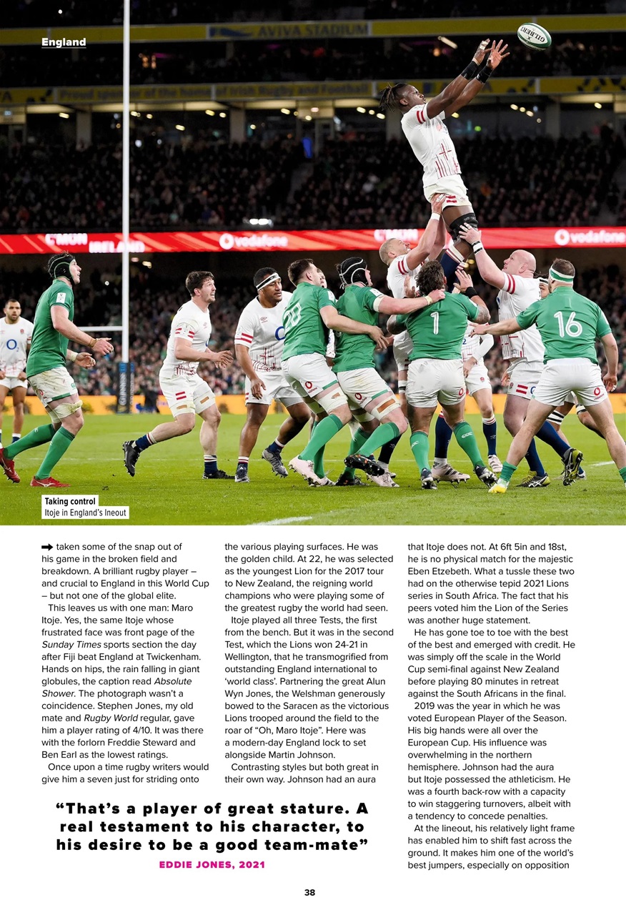 Rugby World Preview Pages